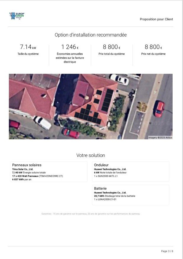 installation panneaux solaires toiture sol