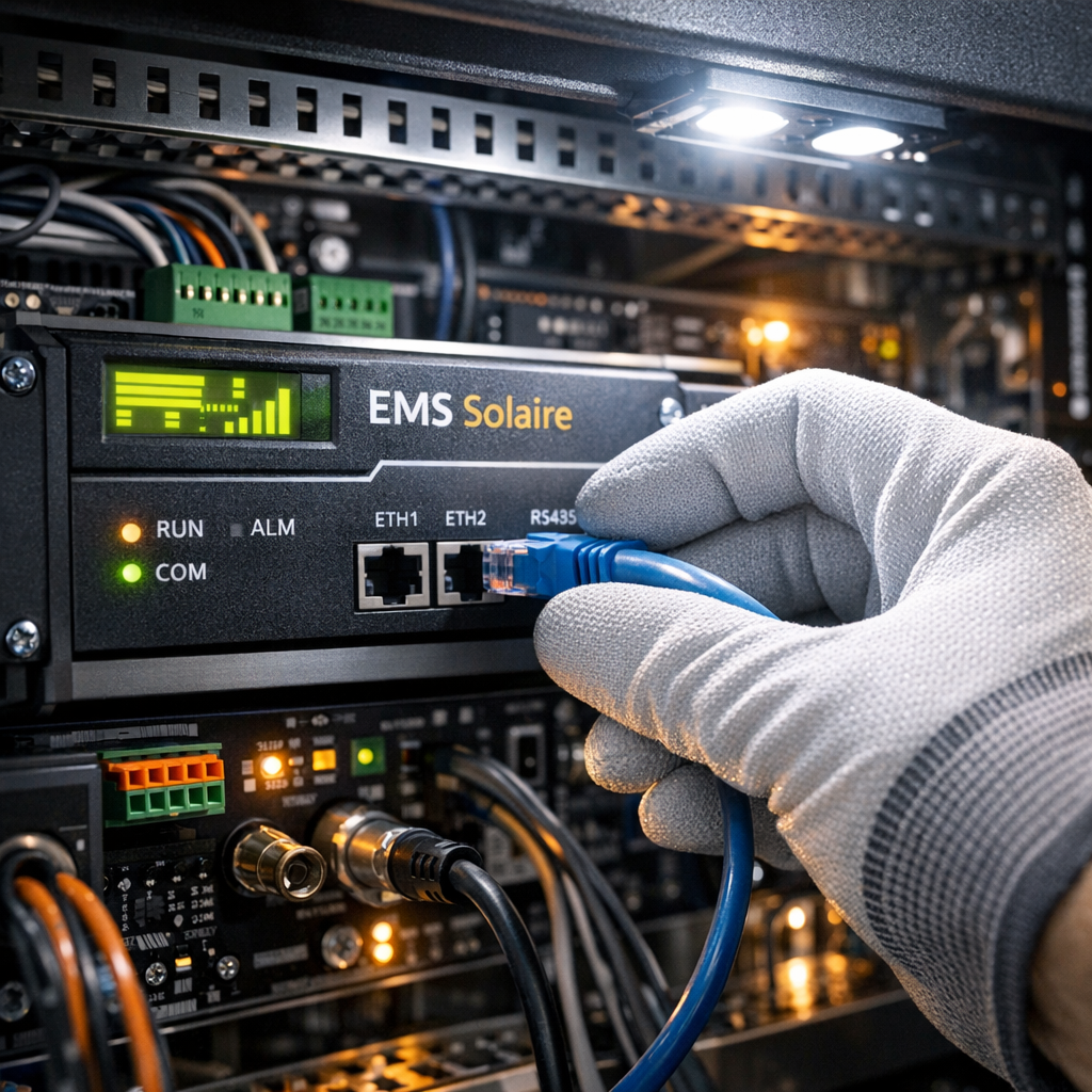 EMS solaire pilotage intelligent énergie bâtiment