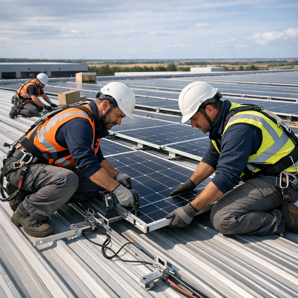 location toiture solaire rentabilité bâtiment