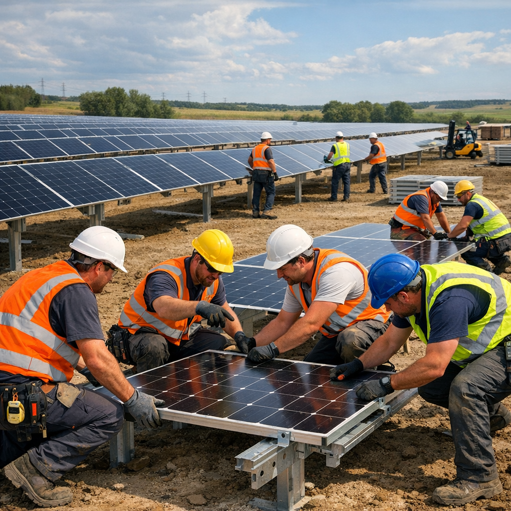 Projet solaire au sol