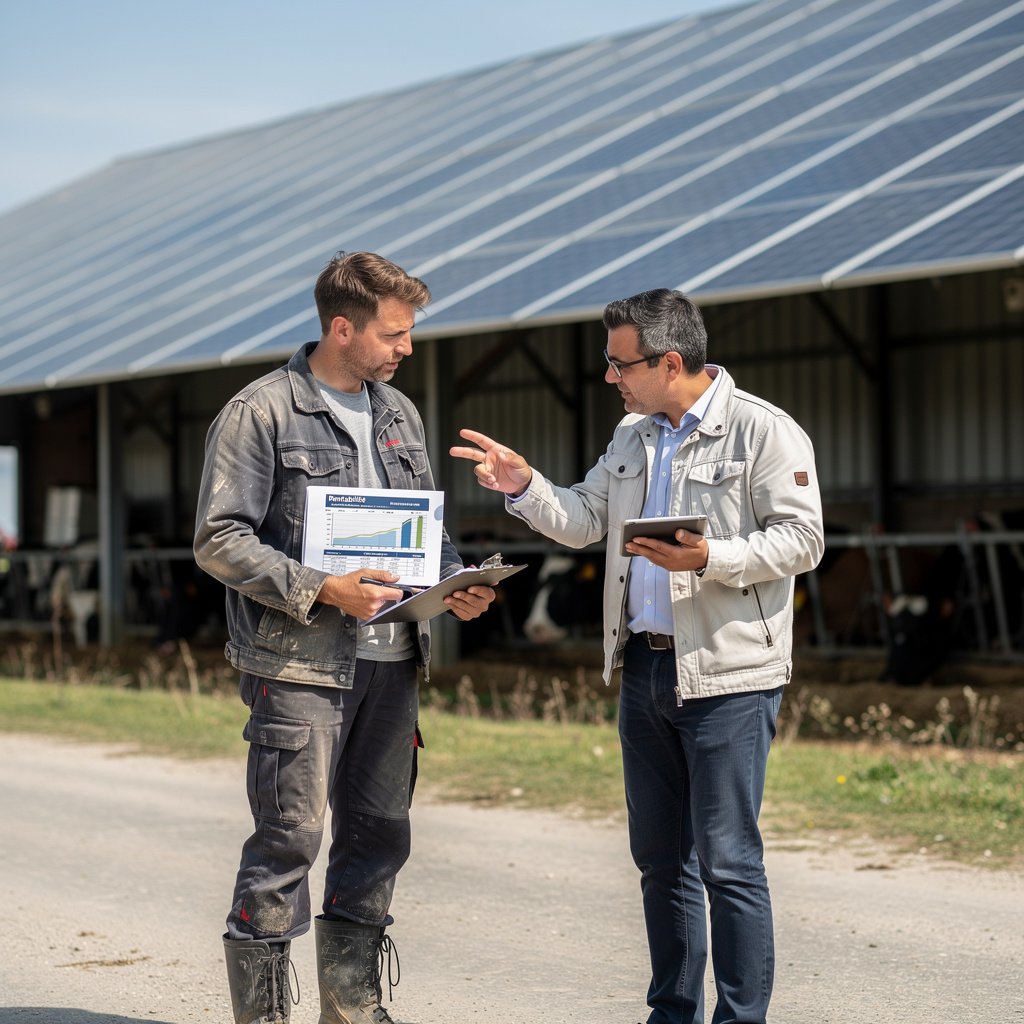 panneaux solaires usage interne