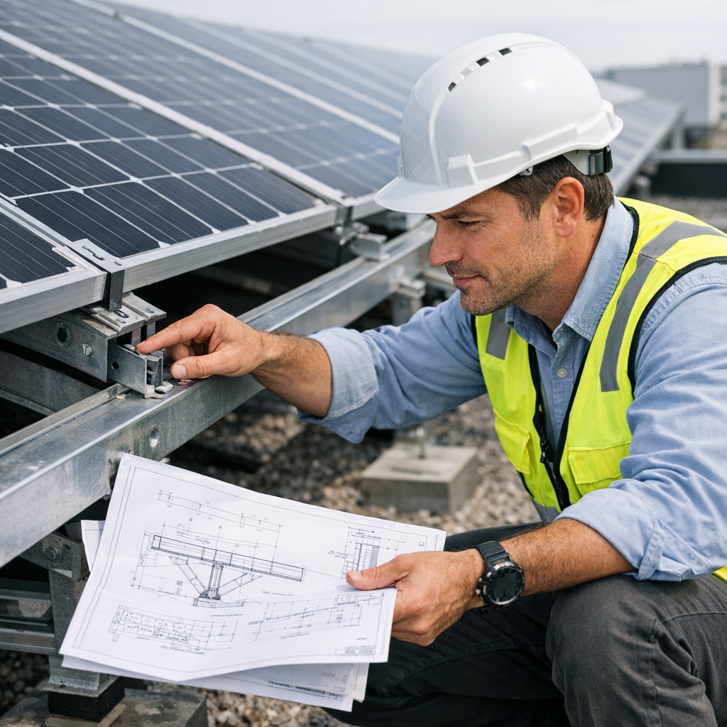 étude structurelle toiture photovoltaïque